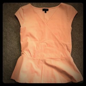 V-Neck Peplum Blouse